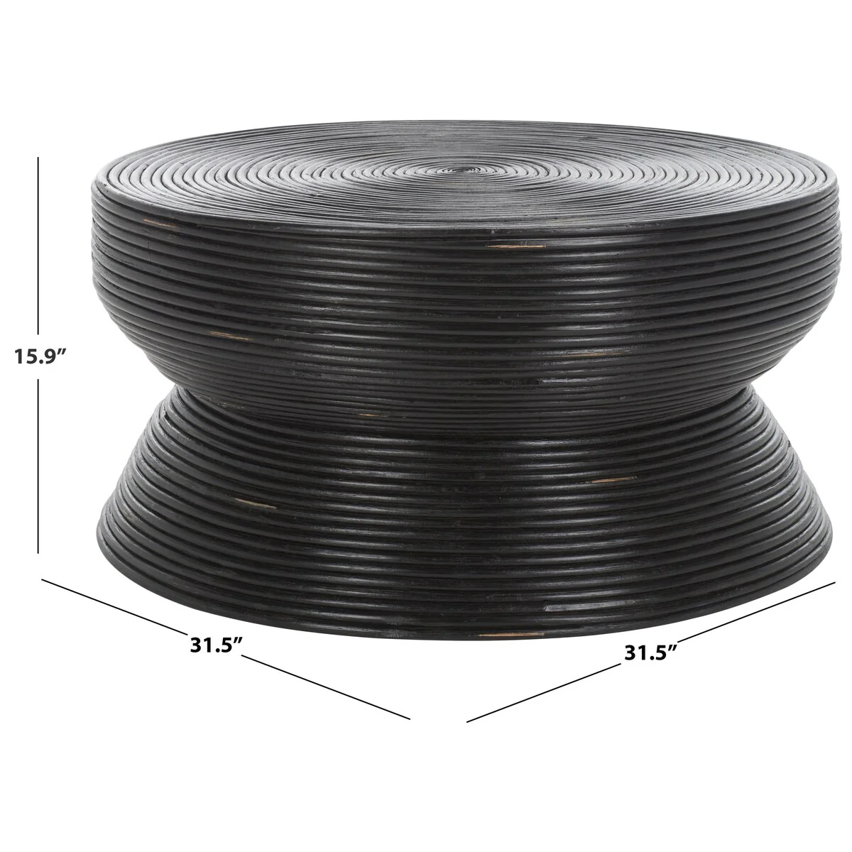 SAFAVIEH Lossie Coffee Table - 31 W x 31 D x 16 H - 31Wx31Dx16H