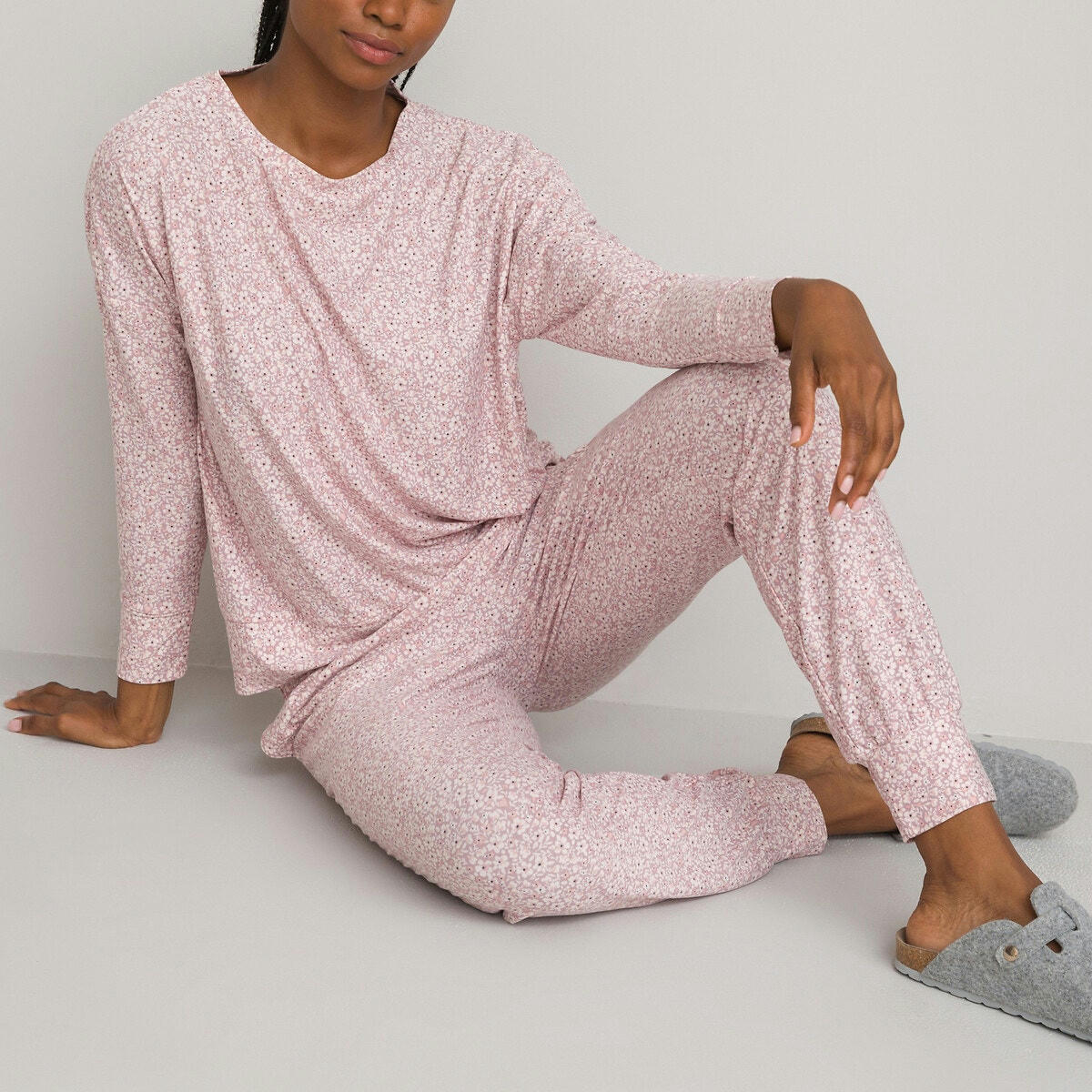 Pyjama en maille imprimée