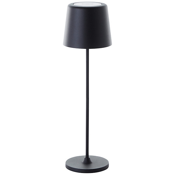 KAAMI lot de 2 lampes extérieures LED intégrée 2W noir dépoli310 lumen 3000 kelvinIP44