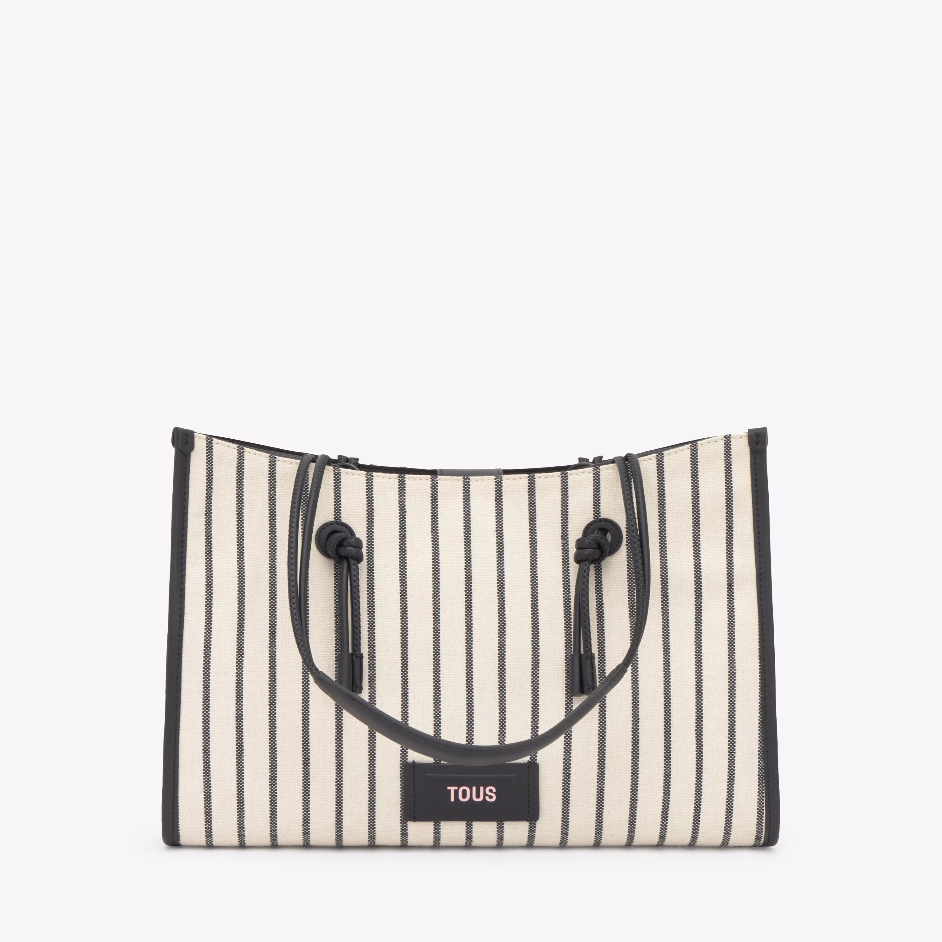 Shopper grande de jacquard negro TOUS Summer Holidays