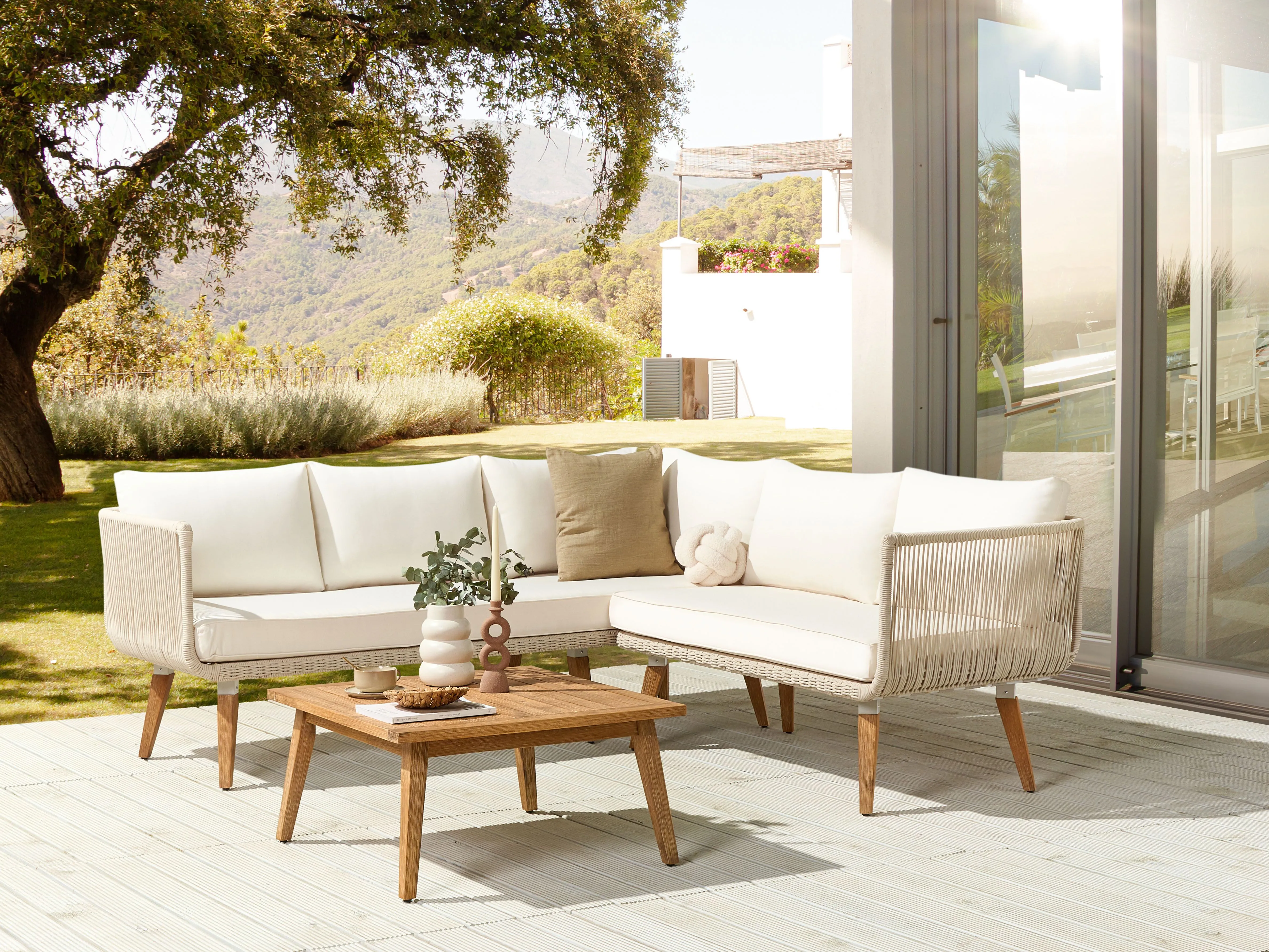 Outdoor Cushion Cover Set ALCAMO Light Beige