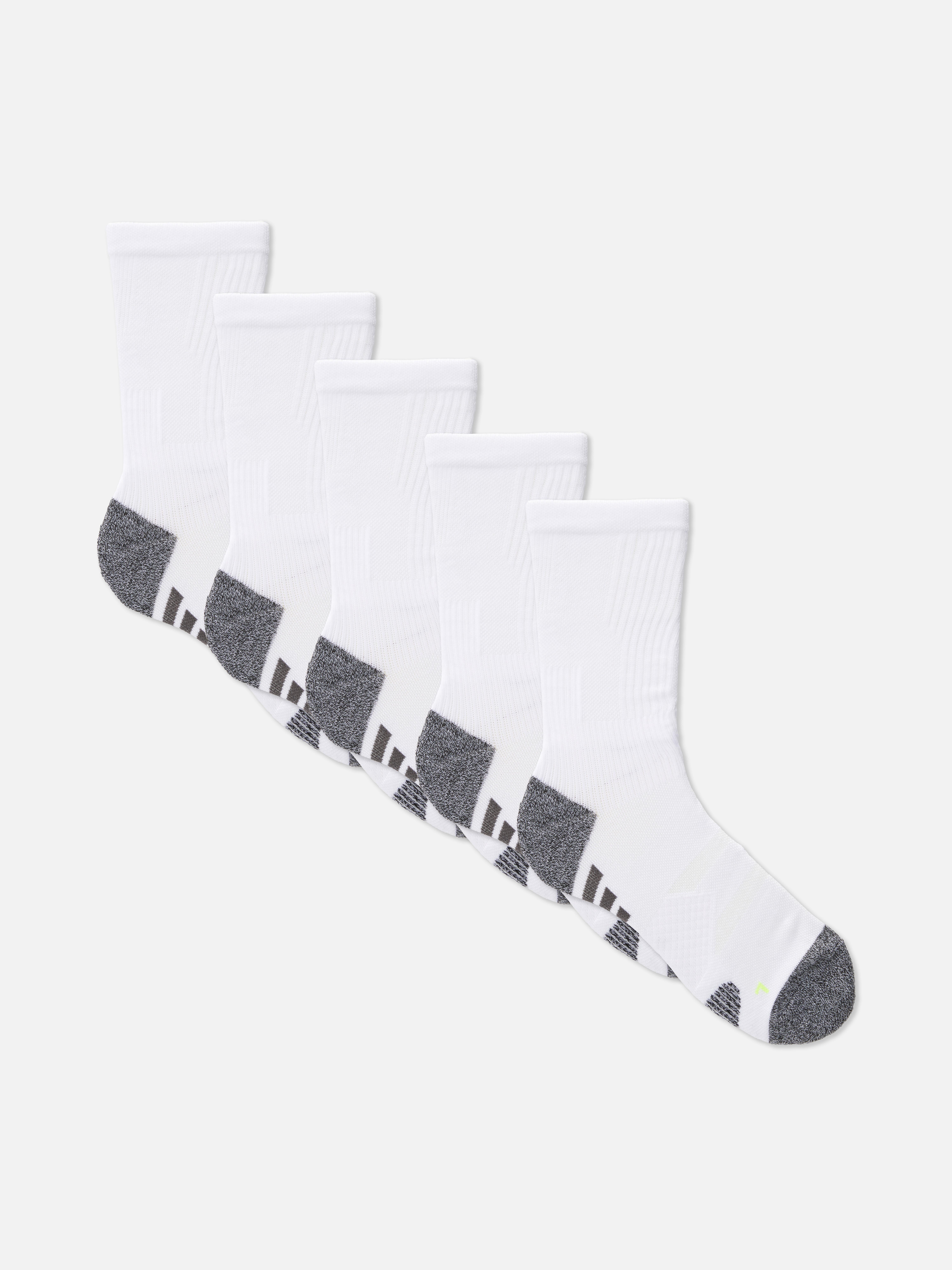 5-Pack Sports Crew Socks