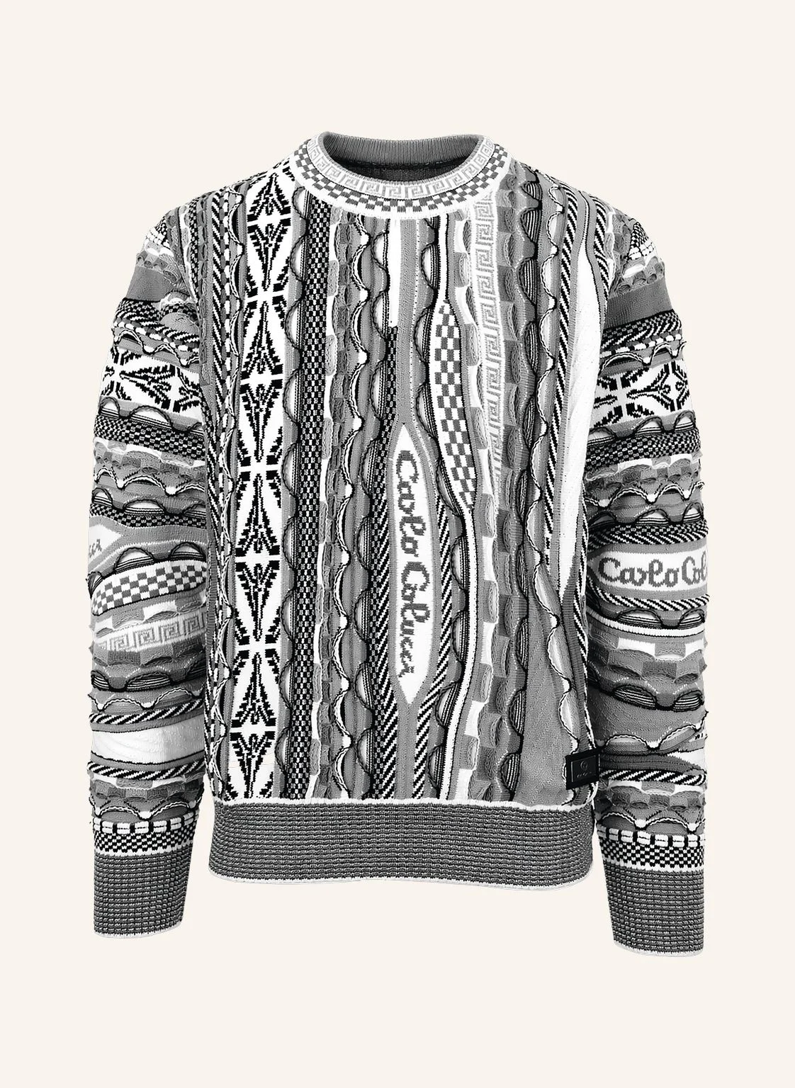 CARLO COLUCCI Strickpullover - 3D Knit FUSCALDO