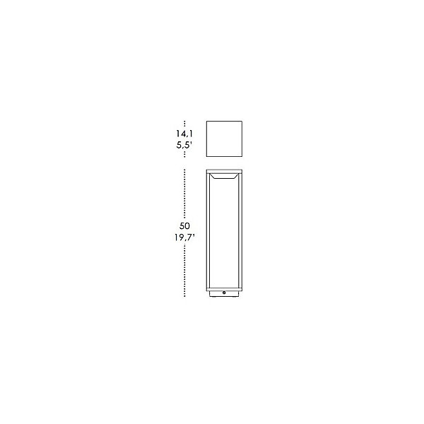 Lanterne solaire domestique LED à piles 2,2 W, IP54 Corten Zafferano