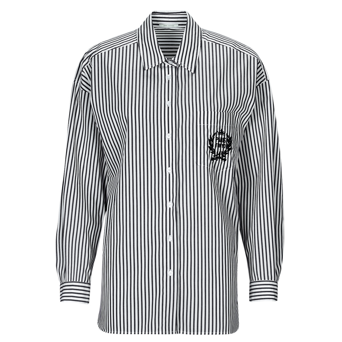 Ikks - CHEMISE OVERSIZE COTTON - Black
