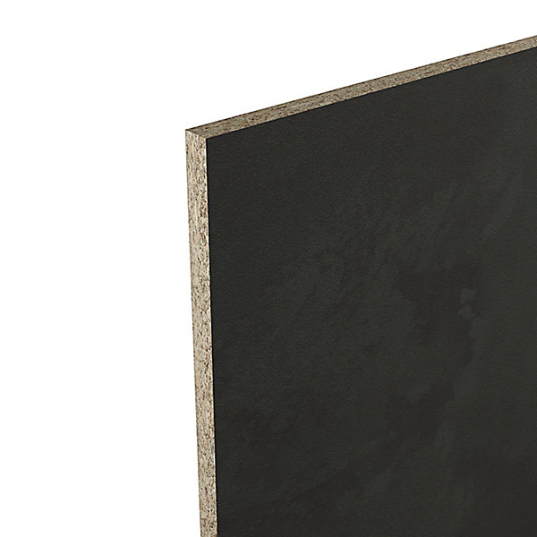 Crédence de cuisine aspect ardoise GoodHome Algiata l. 300 cm x H. 60 cm x Ep. 8 mm