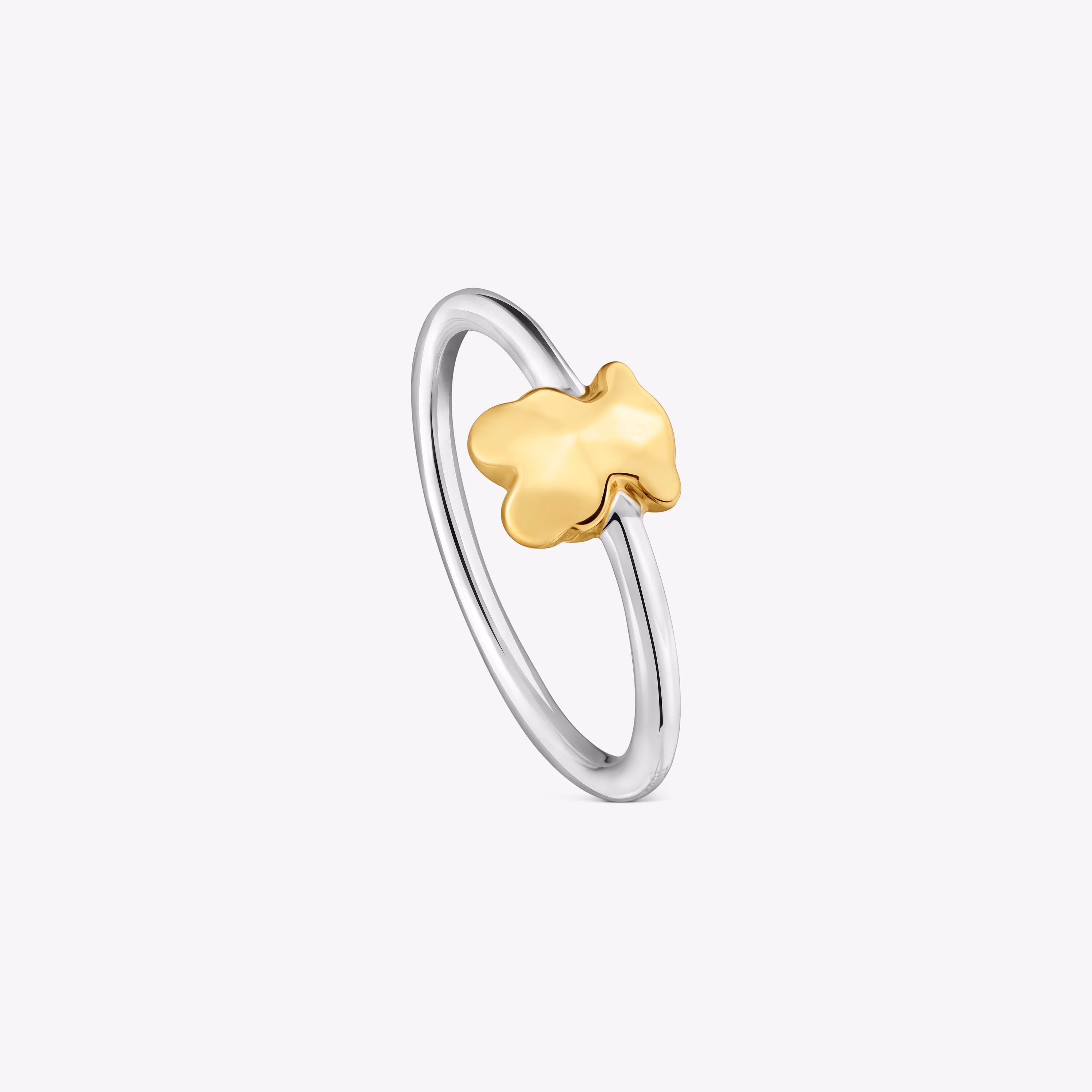 Anillo oso bicolor Icon Metal