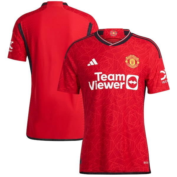Manchester United adidas 2023/24 Home Authentic Jersey - Red