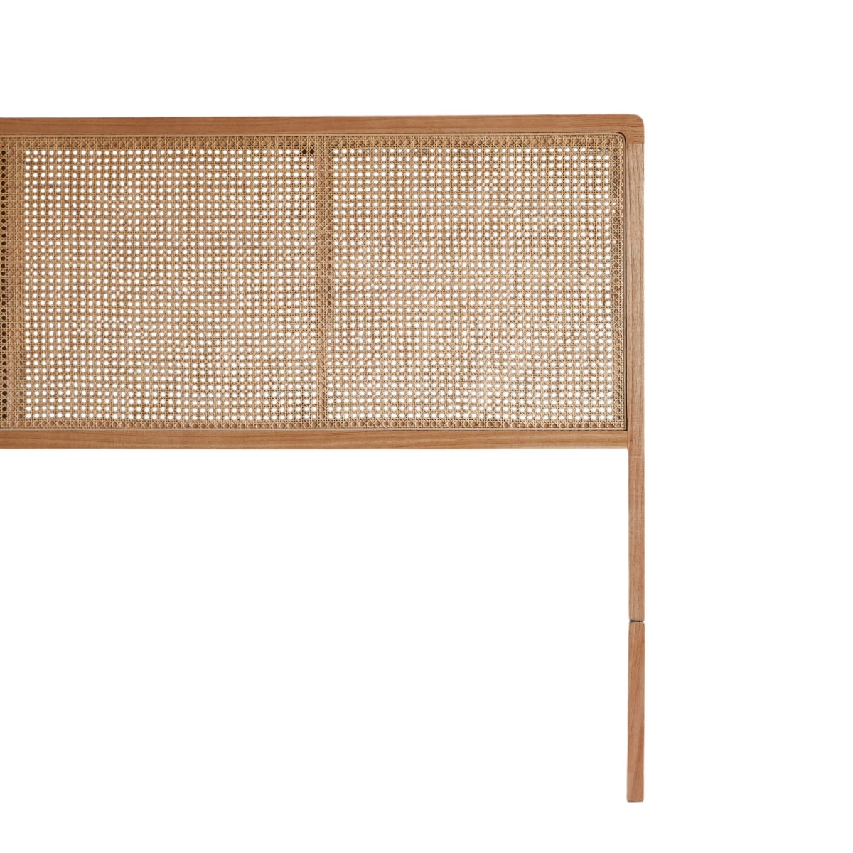 Tikamoon Hoofdbord van gevlochten rotan 160 cm - Naturel
