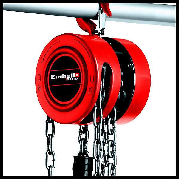 Palan à chaîne Einhell TC-CH 1000 2.5m, 1 tonne