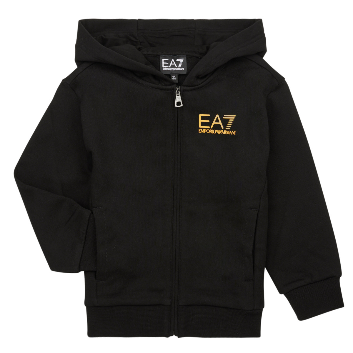 Emporio Armani EA7 - CORE ID SWEATSHIRT - Black / Gold