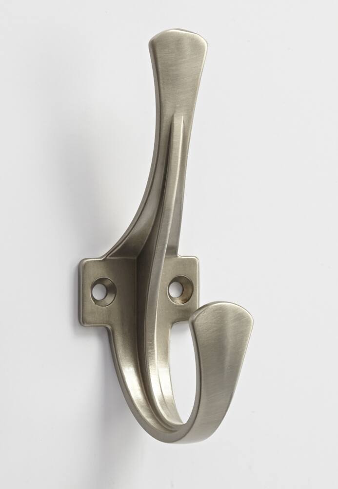 CANVAS Stainless Steel Single Voisin Hook, Satin Nickel