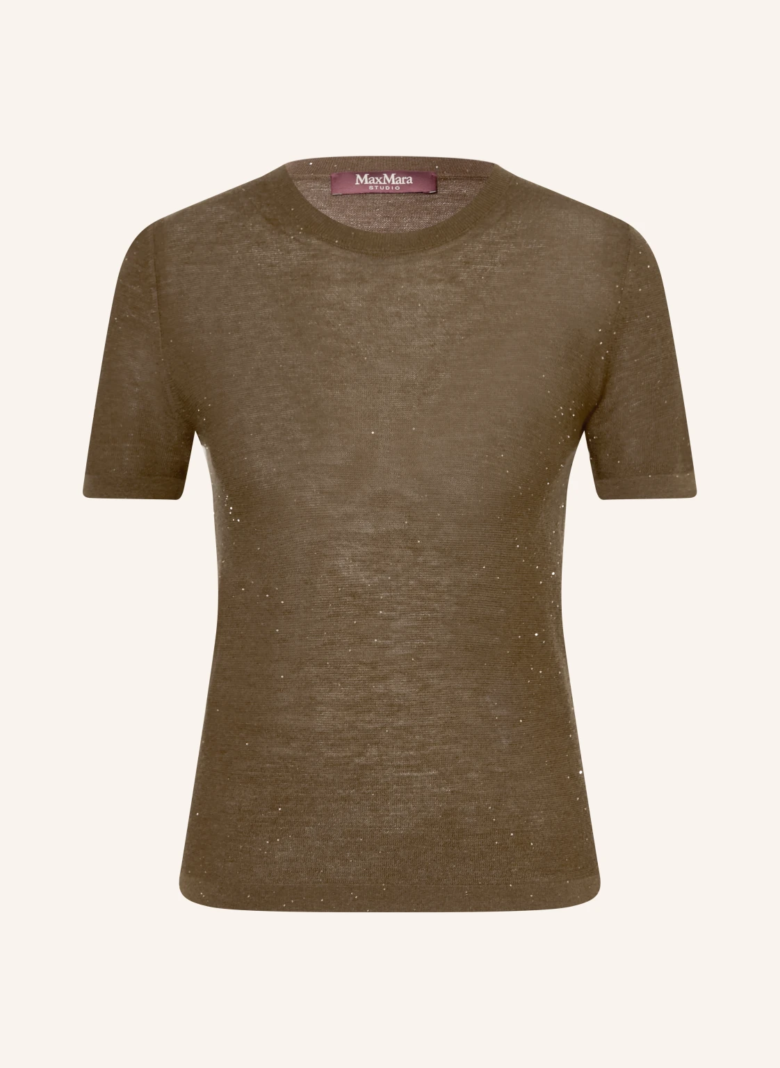 Max Mara STUDIO Strickshirt LEPRE mit Pailletten