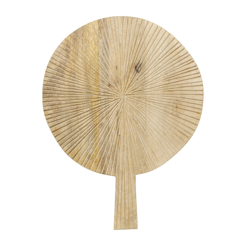 Borrelplank gestreept - rond - &Oslash;33 cm