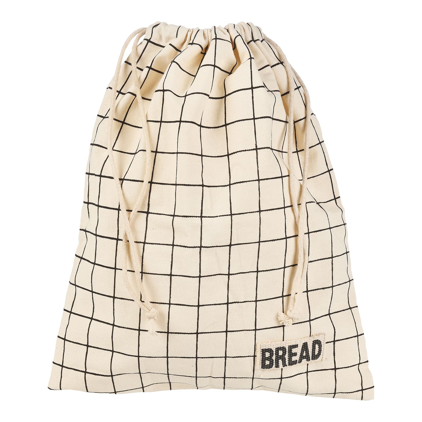 Brotbeutel Grid Beige,L 380 x B 310 mm
