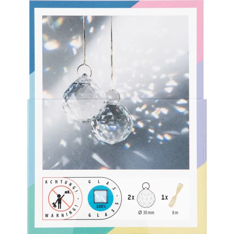 Fensterdeko 2er-Set Crystal Duo