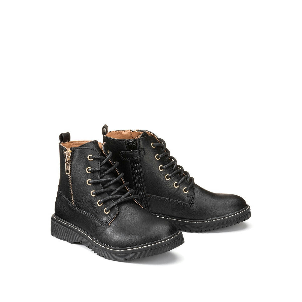 Bottines zippées et à lacets