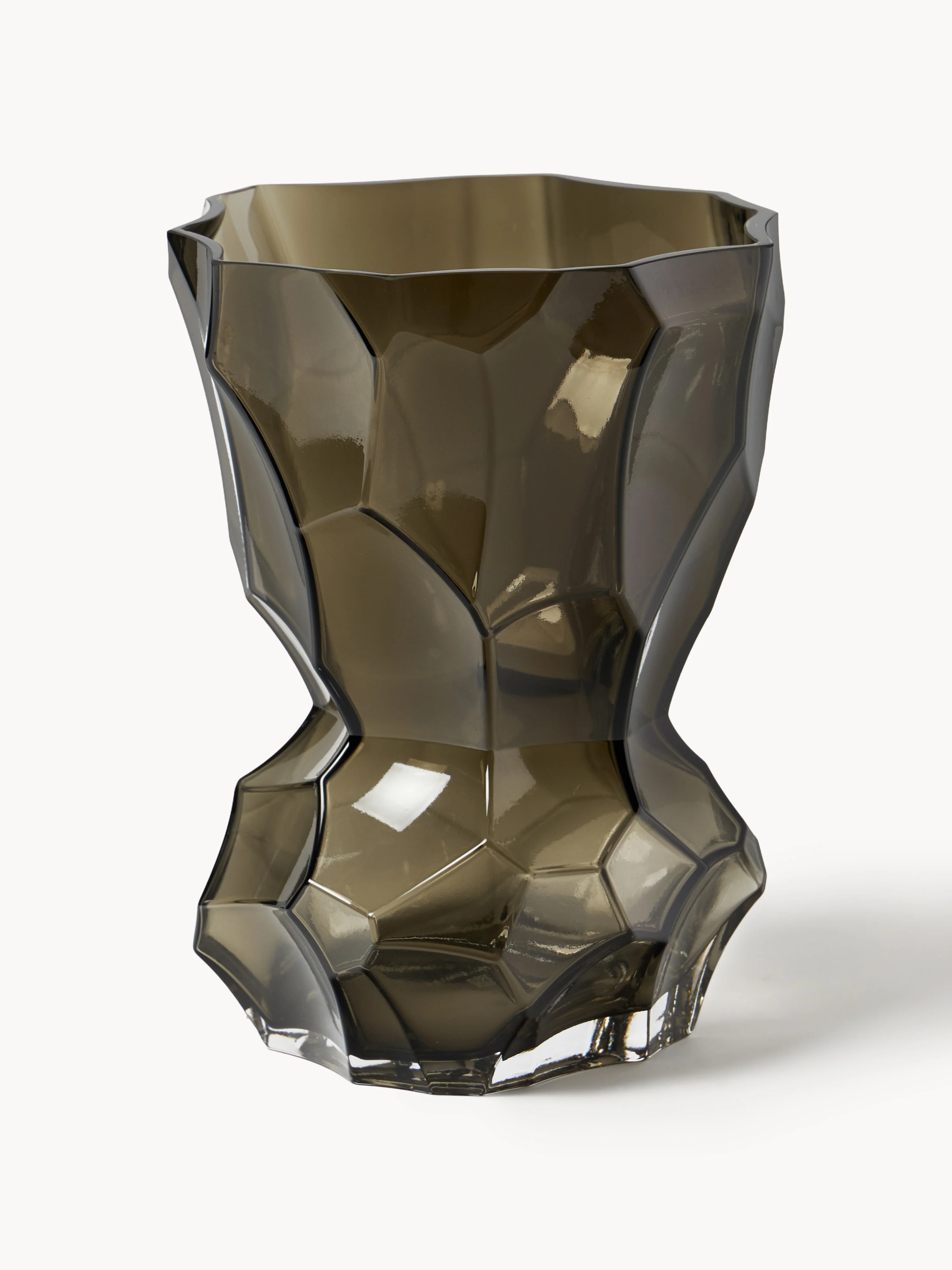 Mundgeblasene Glas-Vase Reflection, H 30 cm