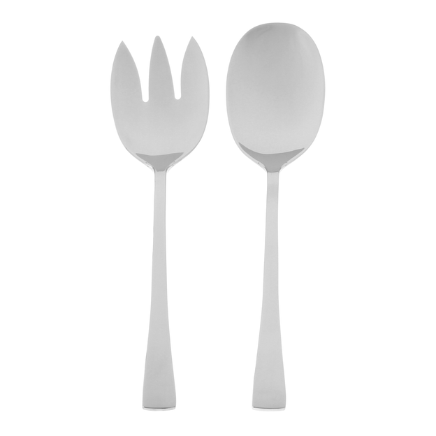 COLHER E GARFO PARA SALADA COM 2 PEÇAS BERNA