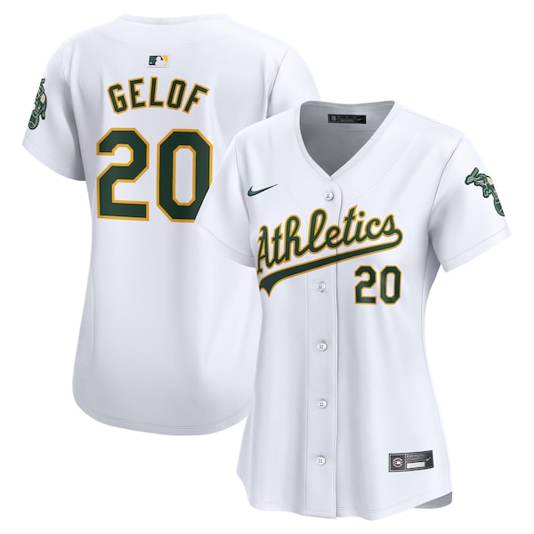 Zack Gelof Athletics Nike Women's Home Limited Player Jersey – White