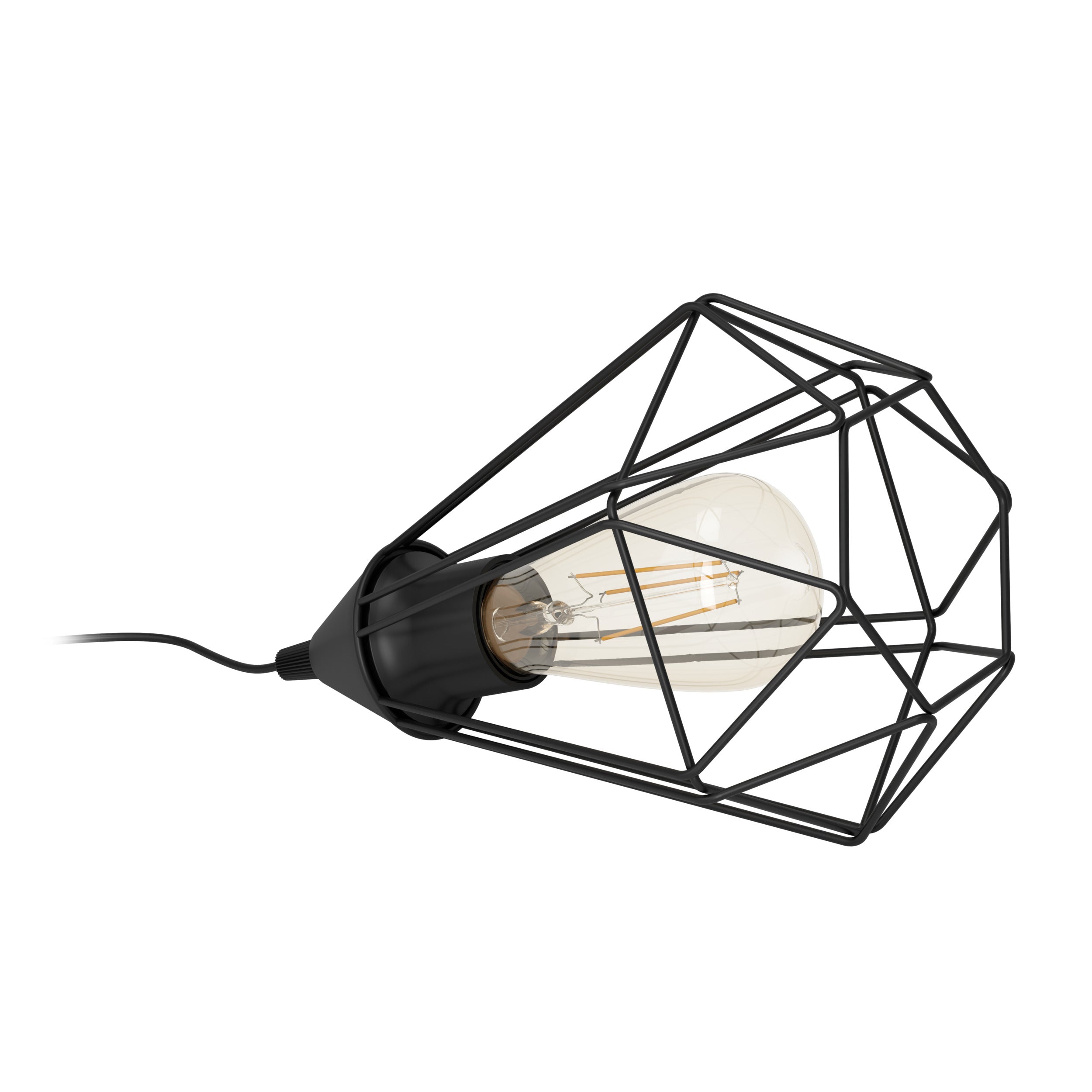 EGLO tafellamp Tarbes - e27 - ø 17,5 cm - zwart