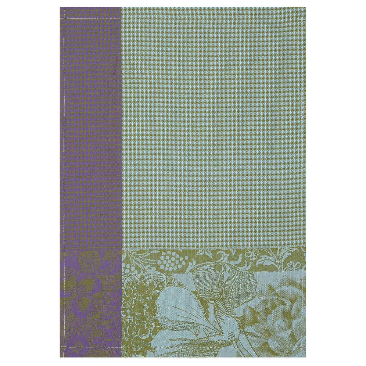 FLEURS À CROQUER - Essuie-mains en coton fleur 54 x 38