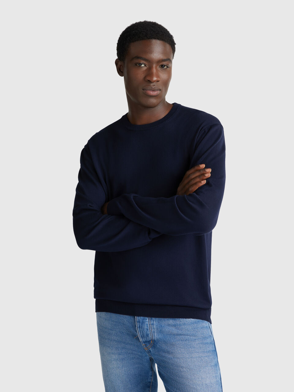 100% cotton crew neck top