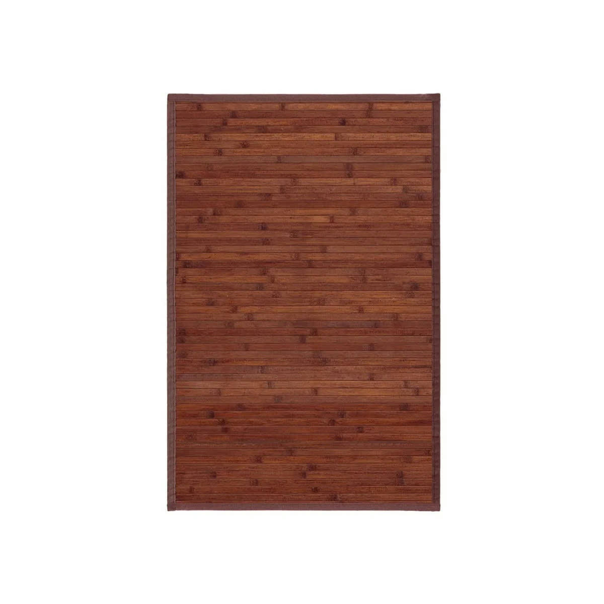 - Tapis descente de lit bambou couleur noyer 60x90cm