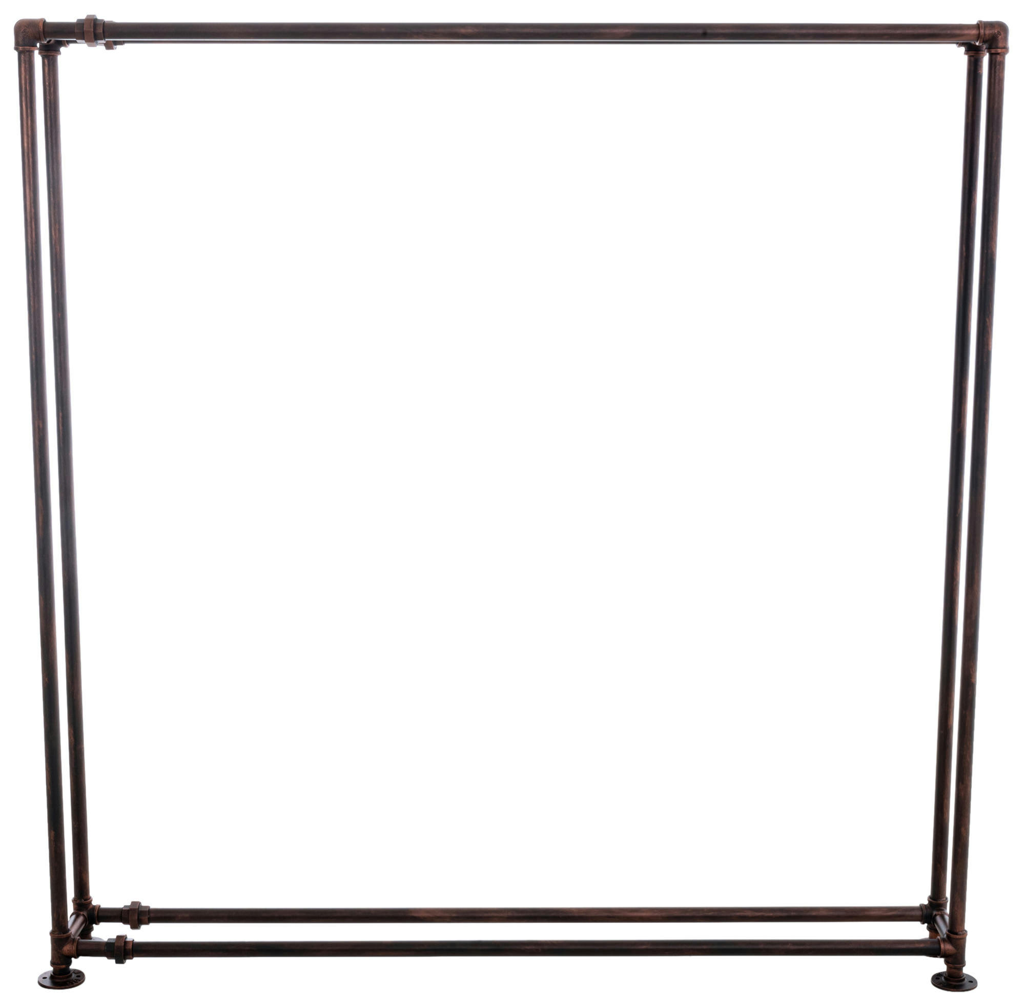 TINOS - Porte-bûches solide et design en métal Bronze