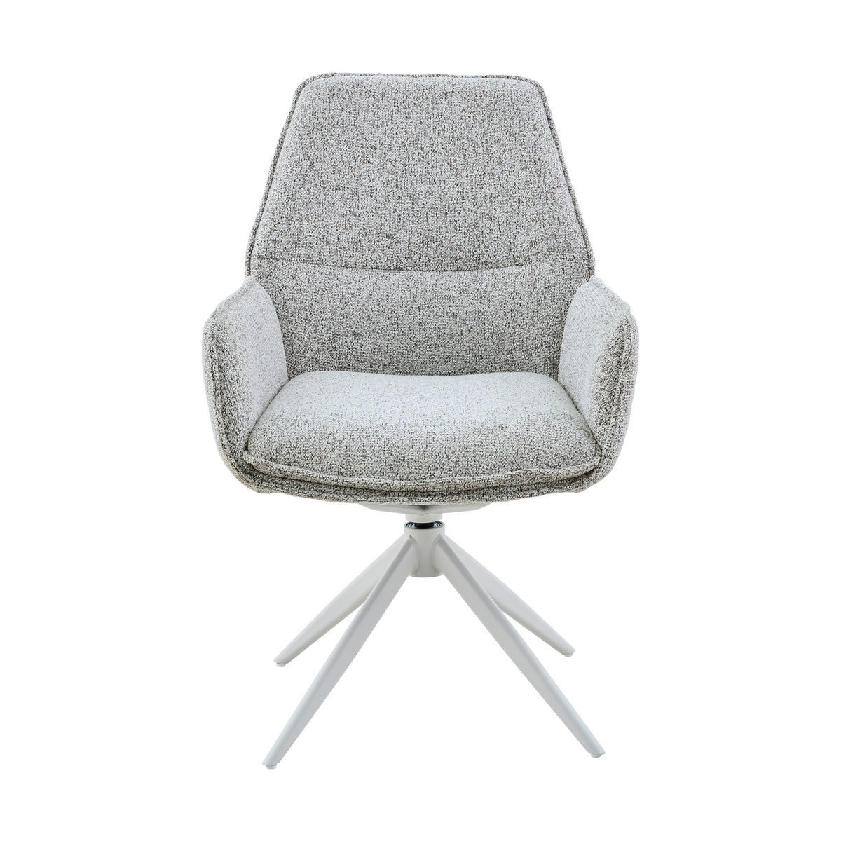 Starfurn eetkamerstoel Hera - grijs - 63x63x83cm - Set van 2