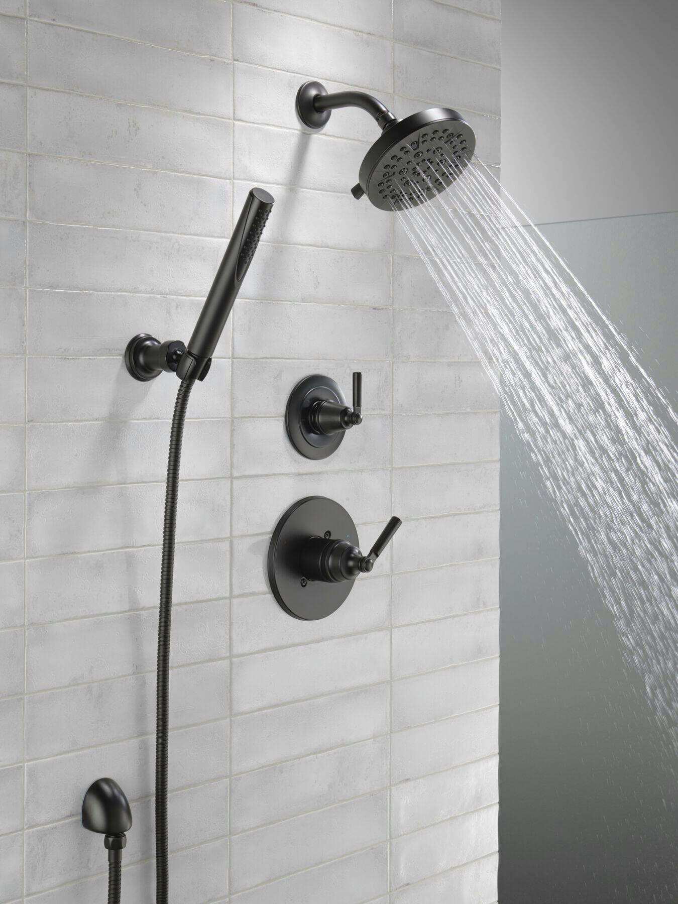 Delta Premium Adjustable Wall Mount Hand Shower, Matte Black