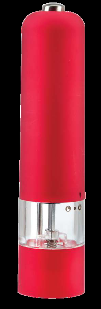 Kamenstein Electric Salt or Pepper Grinder Mill, Adjustable Nozzle, Assorted Colours