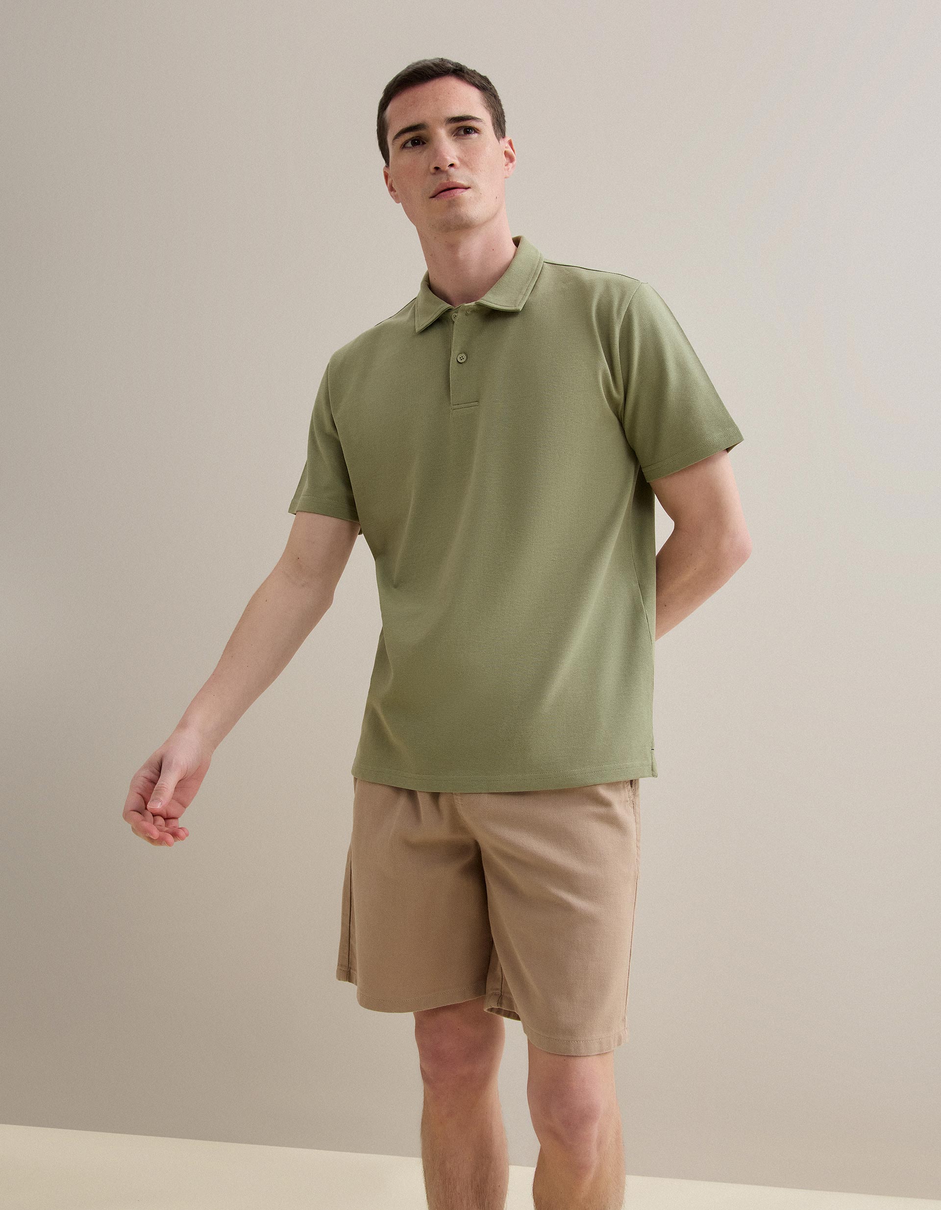 Polo Piquet, Homem, Verde