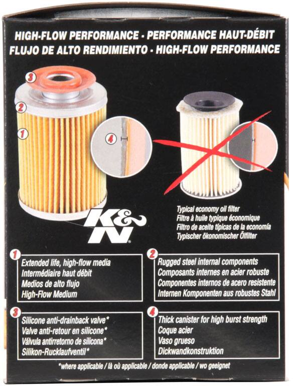 K&N HP1007 Performance Gold Oil Filter