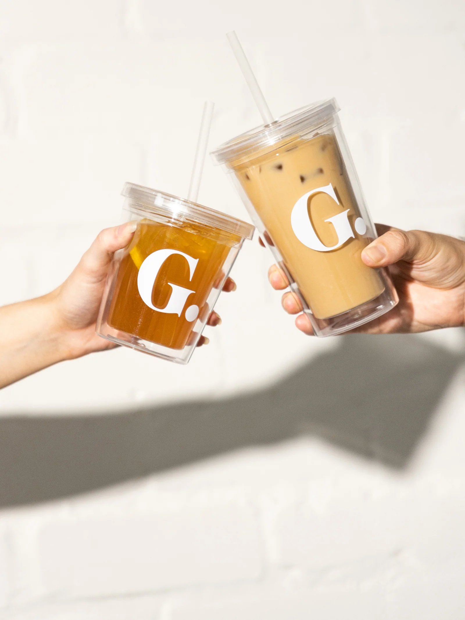 Small Reusable Iced Drink Tumbler & Straw