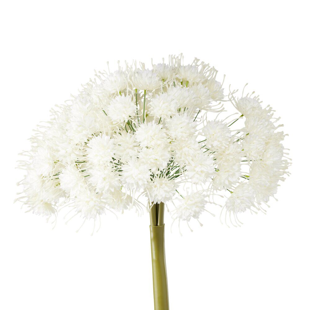 Fleur artificielle XL blanche façon allium Ø45xH178cm