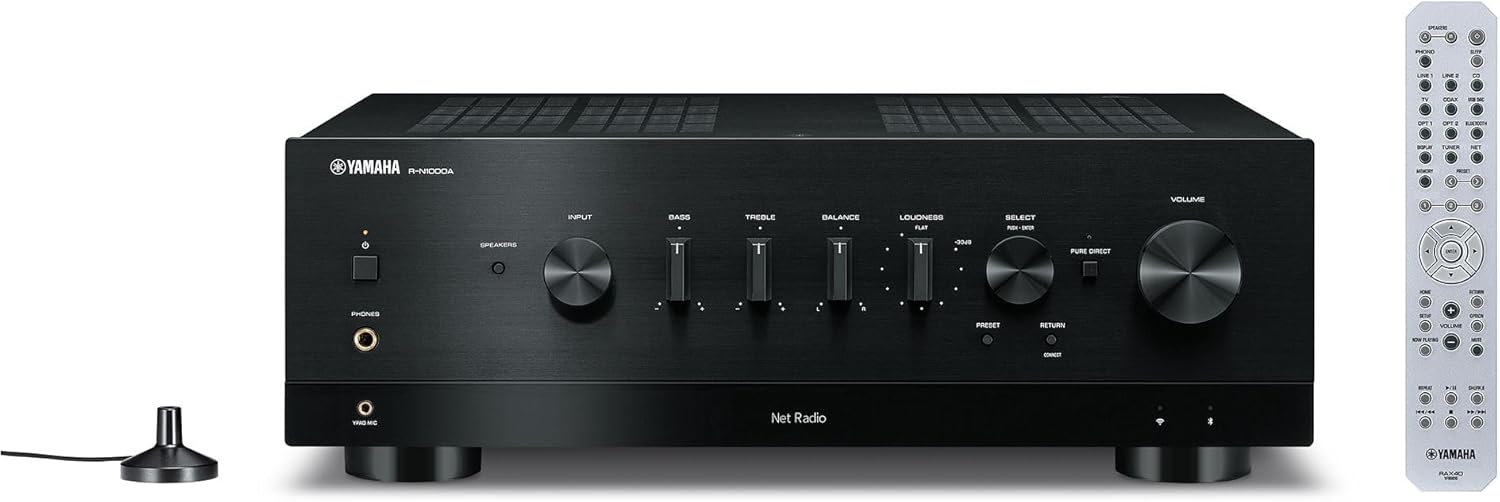R-N1000A Network Receiver with Phono  HDMI and Built-in DAC  Black