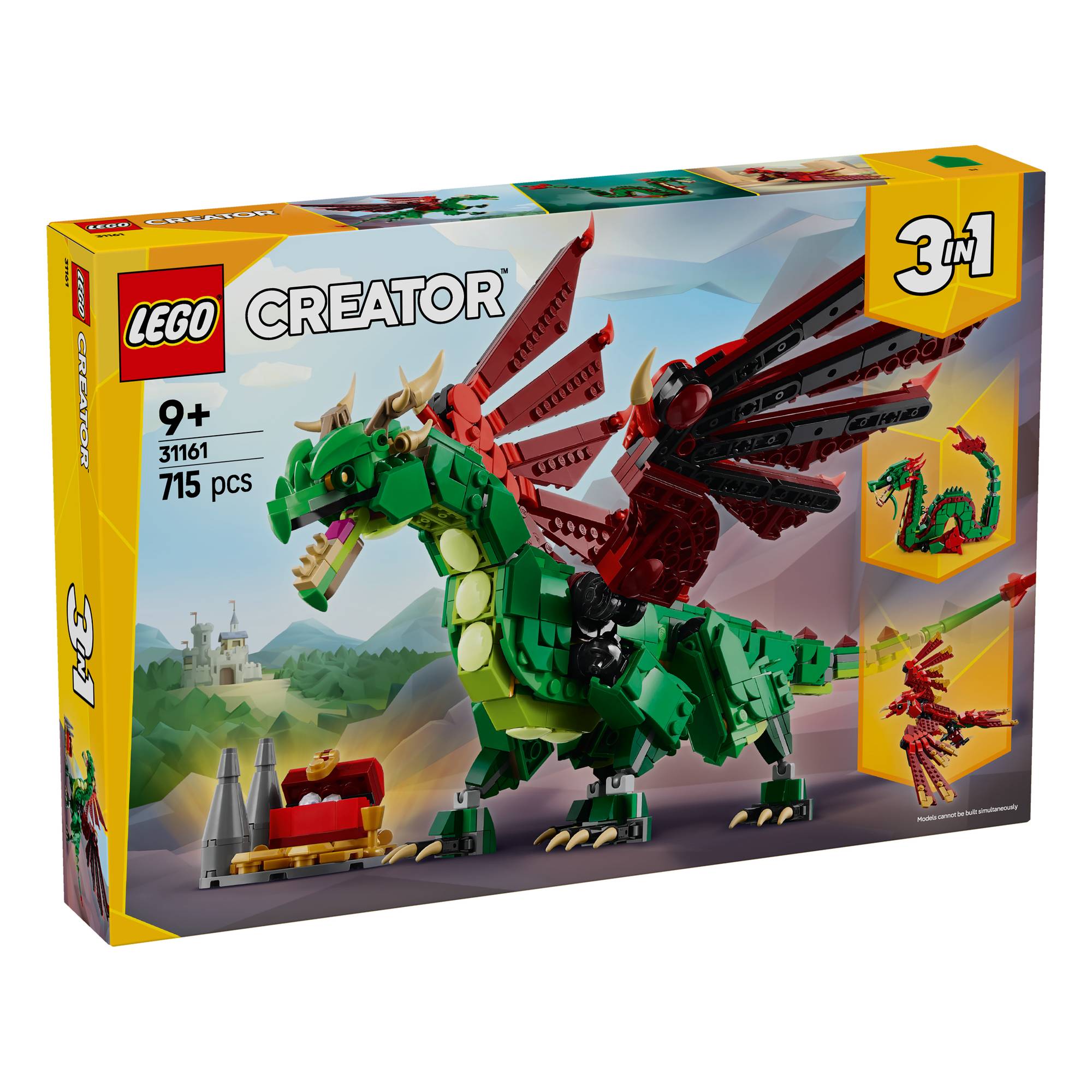 LEGO Creator 3 in 1 Medieval Dragon