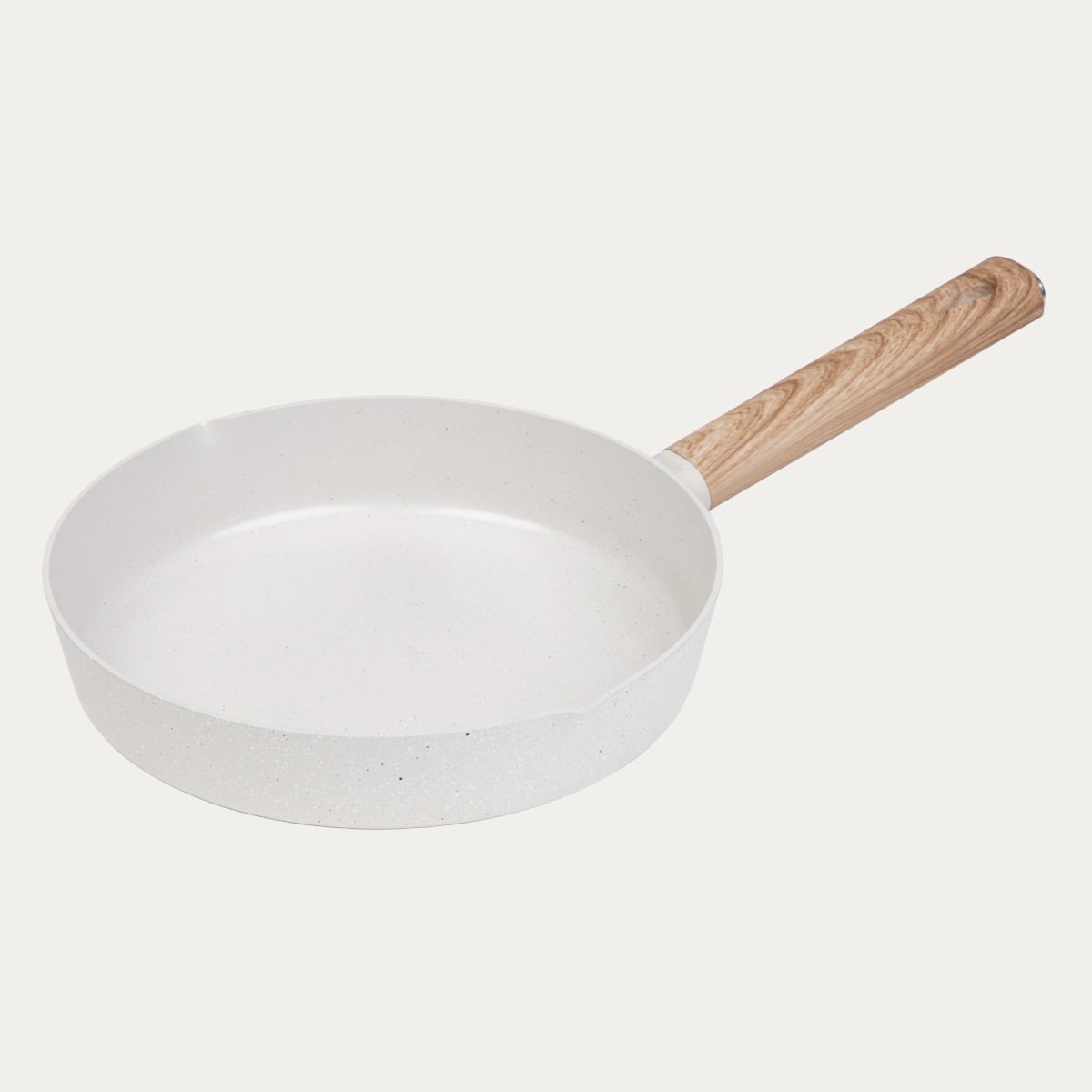 Patelnia LOREBURN z powłoką ceramiczną śmietankowa 24 cm