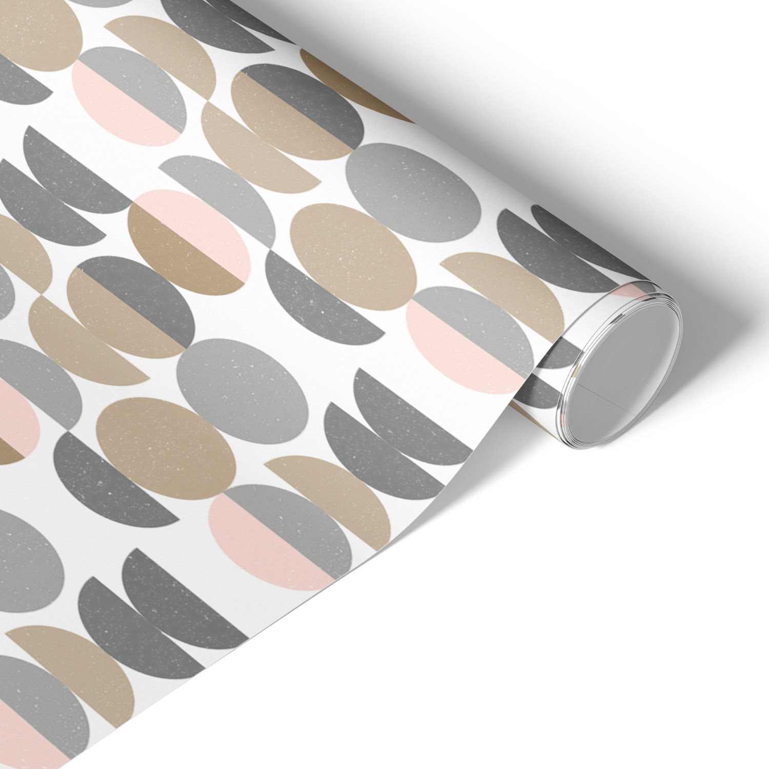 Okleina meblowa Geometryczne półkola 50x100 Folia samoprzylepna