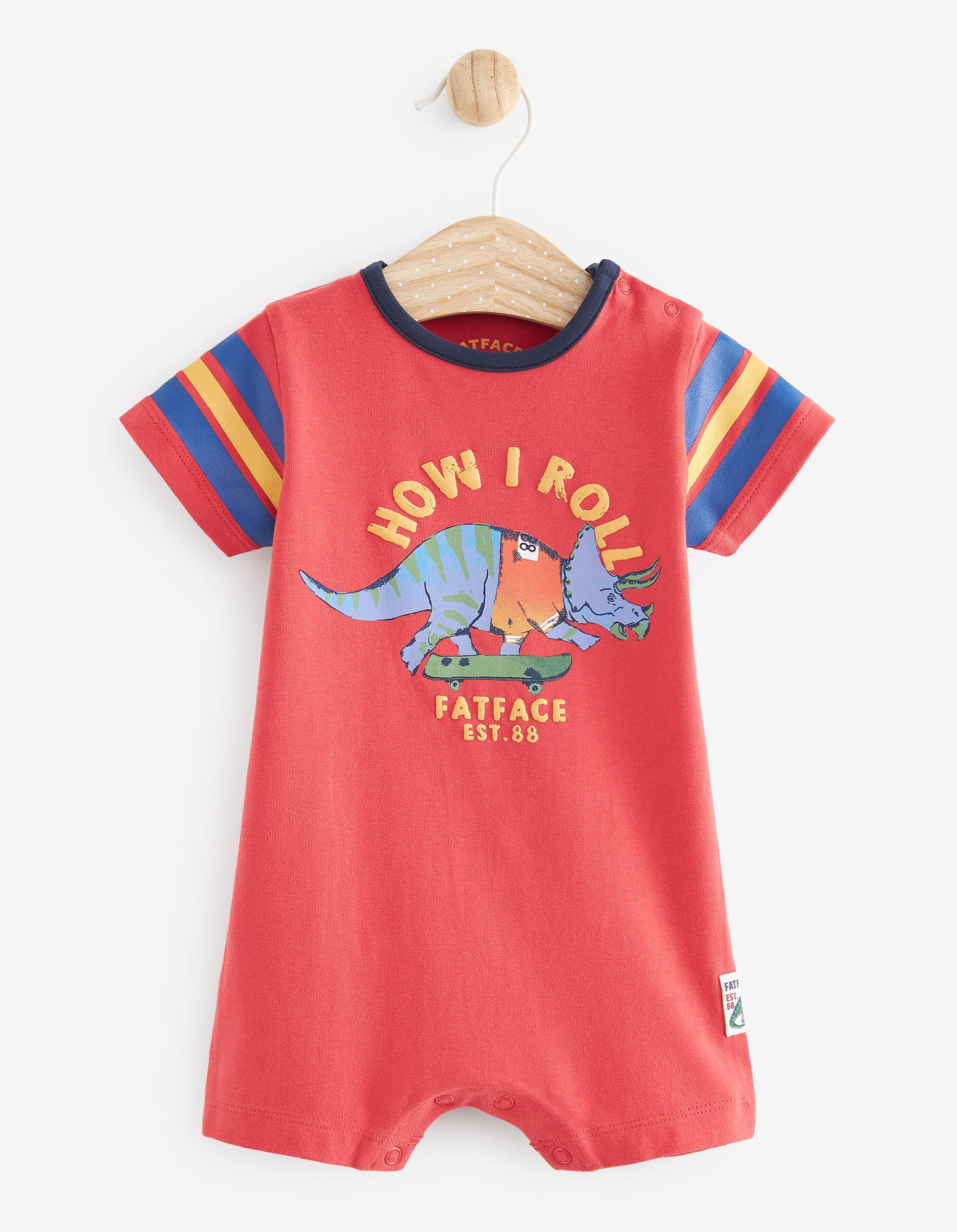 Dinosaur Skate Romper Suit