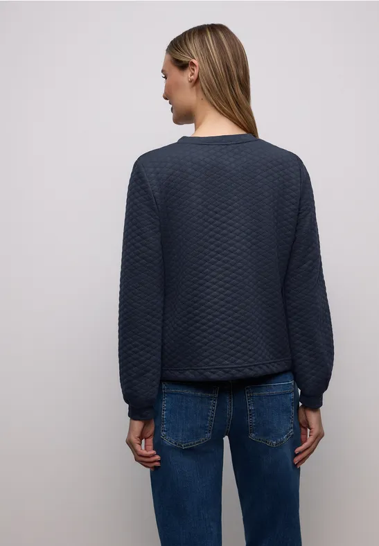 Zipper Jacke mit Struktur