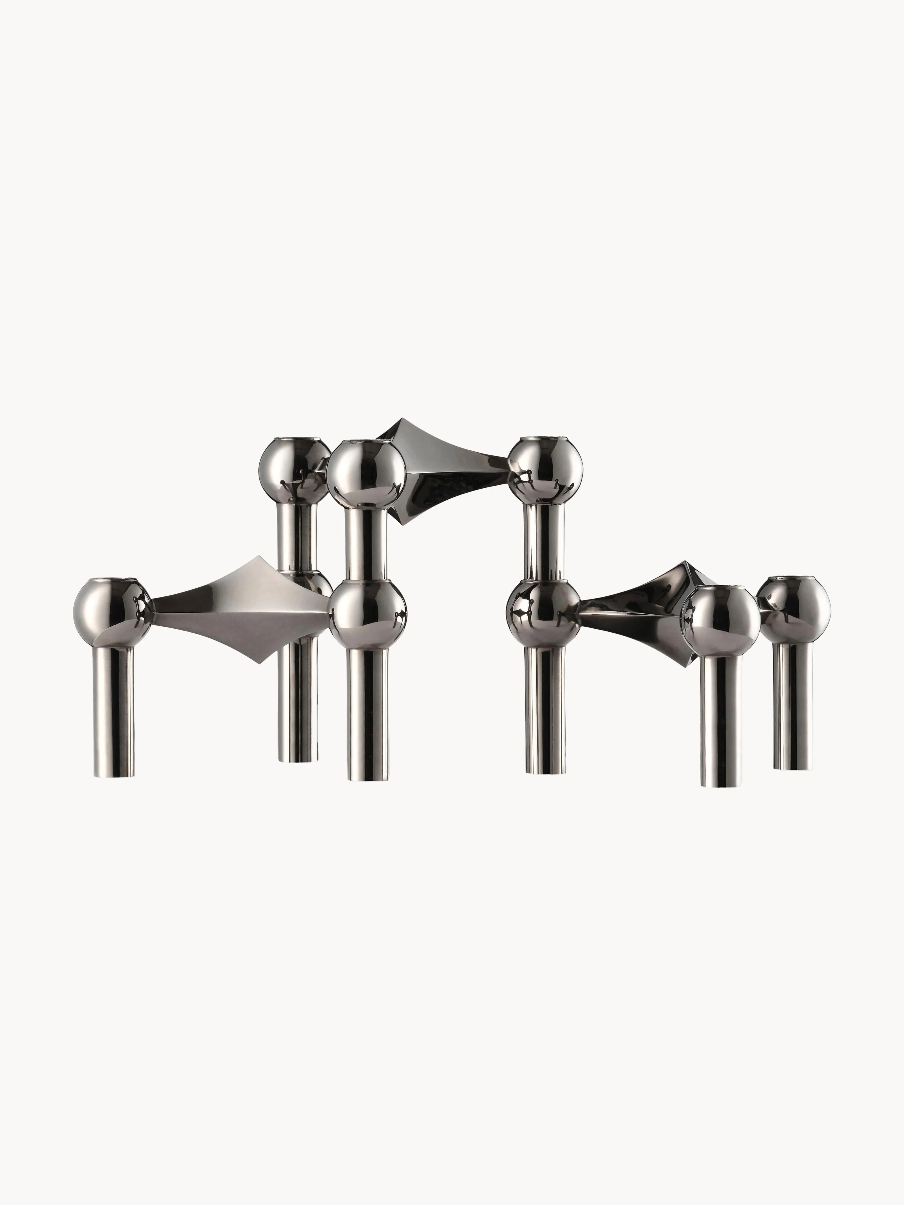 Kerzenhalter Stoff Nagel, 3er-Set
