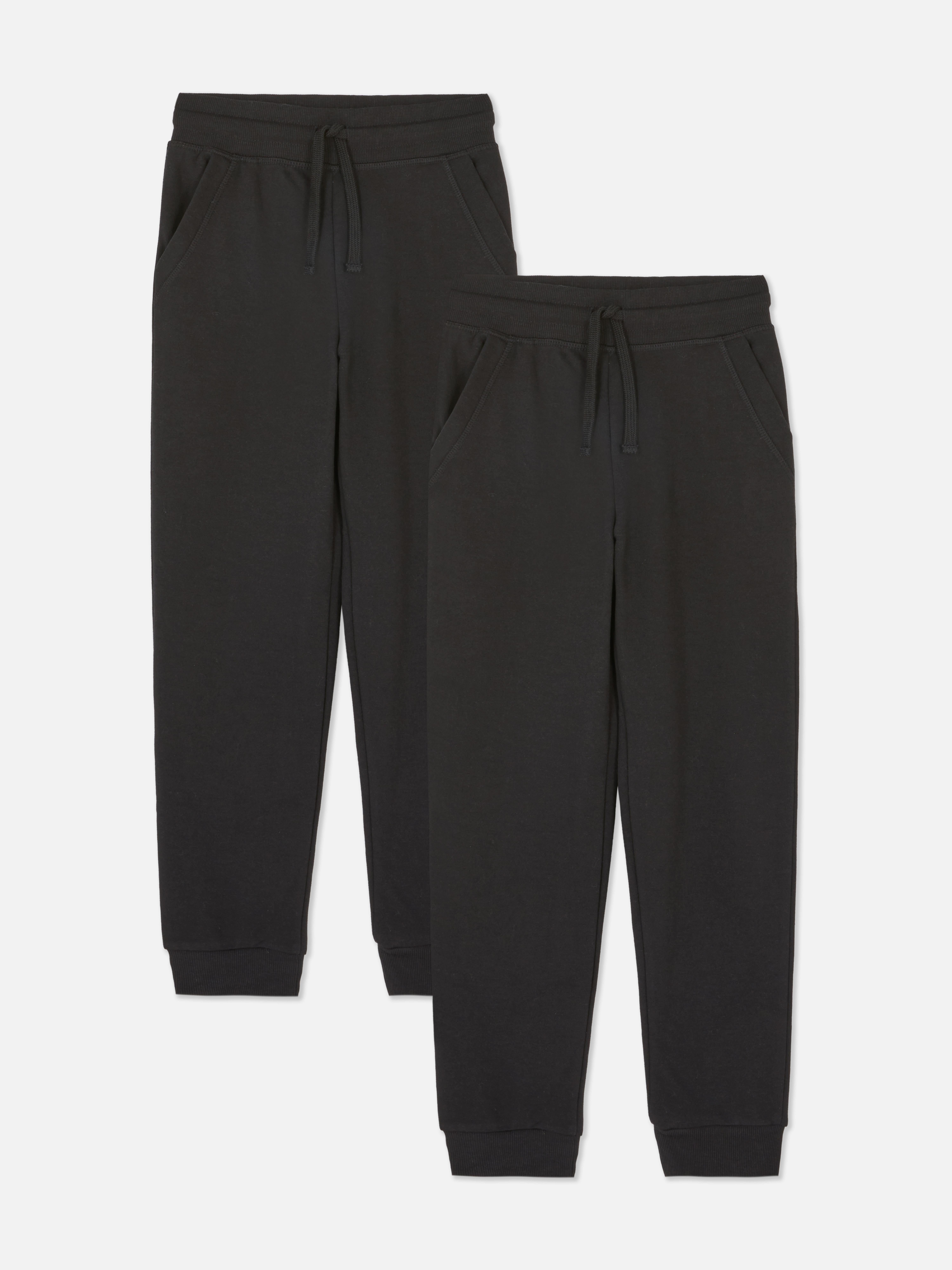 2-Pack Older Kids’ Drawstring Cuffed Joggers