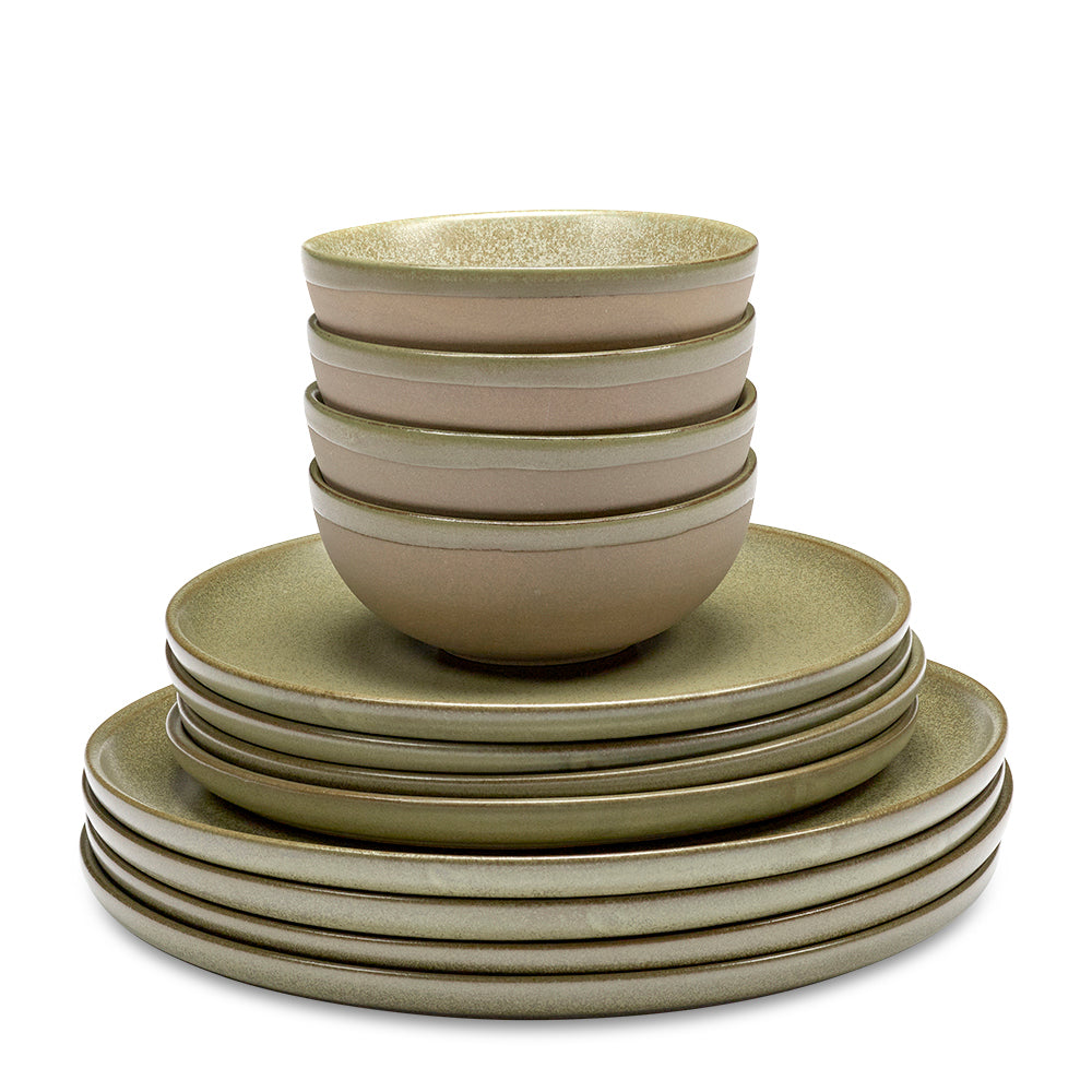 SERAX - Sergio Herman - Surface Serviesset 12-delig - Camogreen