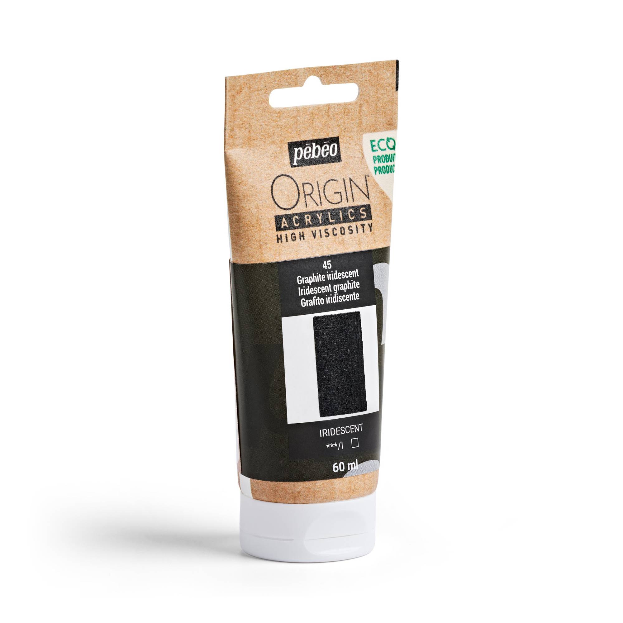 Pebeo Origin Graphite Acrylic Paint 60ml