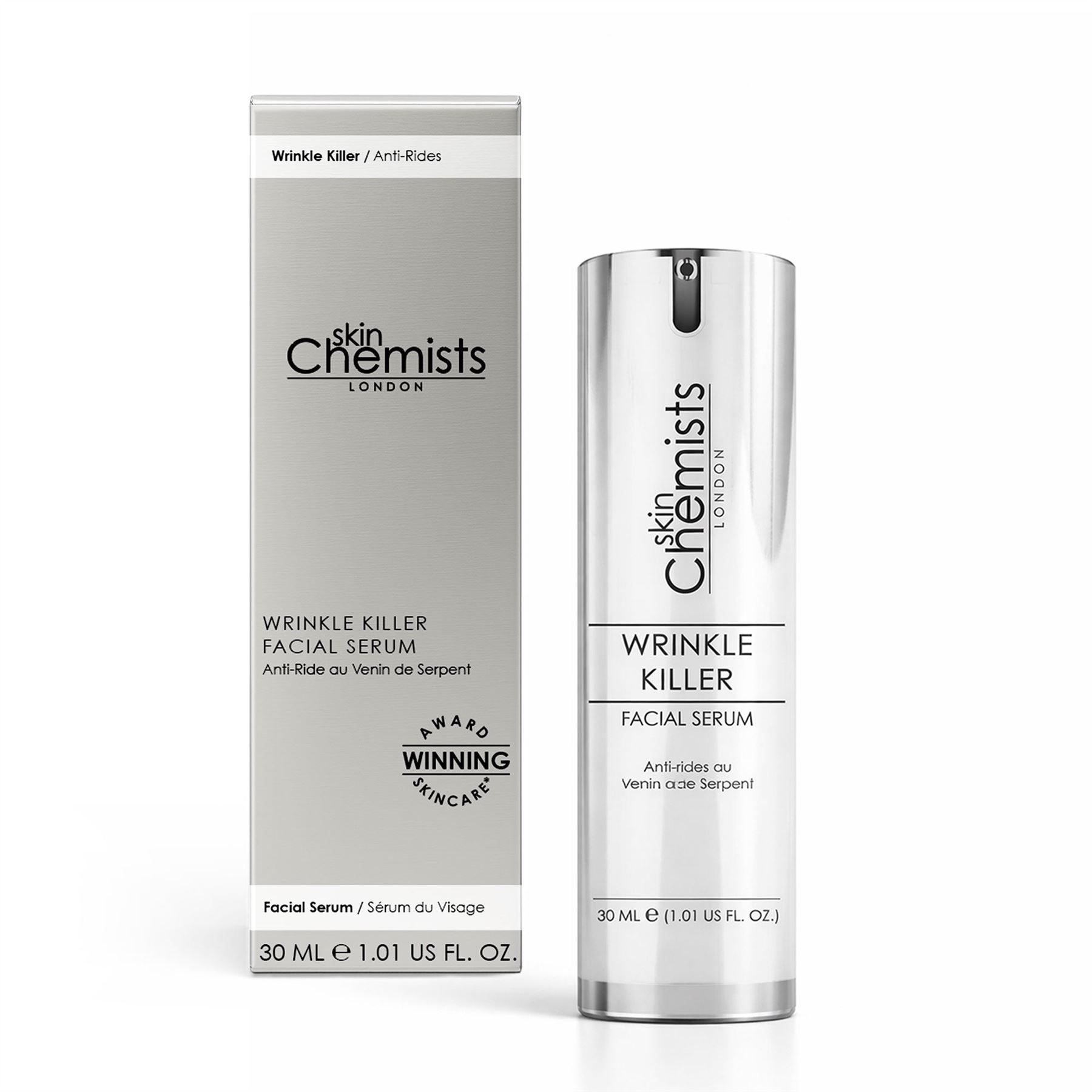 skinChemists professional Wrinkle Killer Anti-Ageing Facial Serum 30ml for Fine Lines and Hydration
