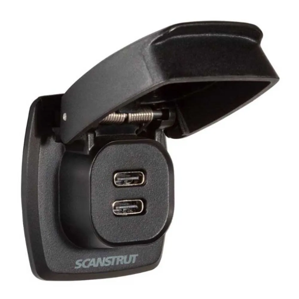 Scanstrut Flip Pro Max Dual USB-C charging connector