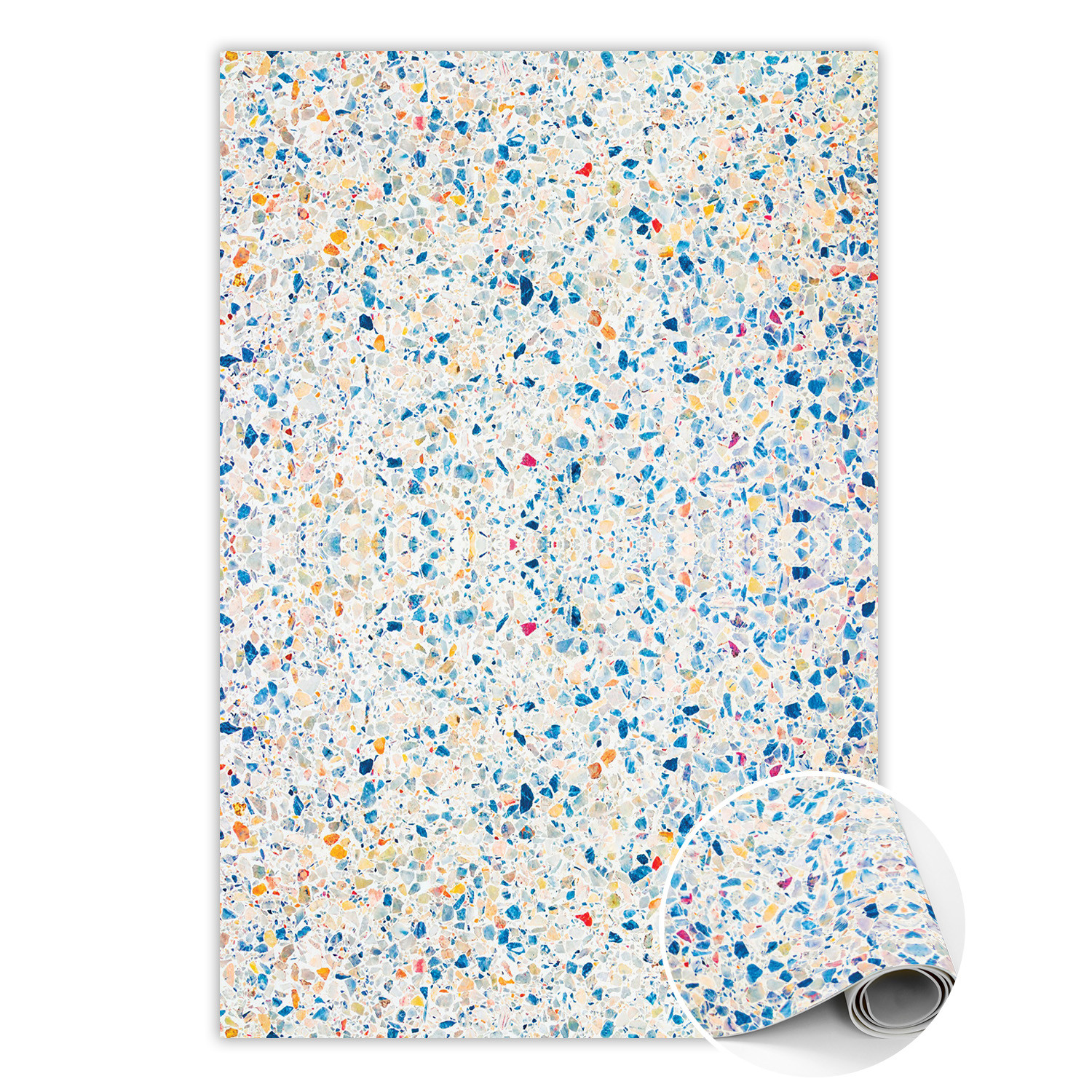 Modny dywan winylowy Marmurowy kamień 60 x 90 cm