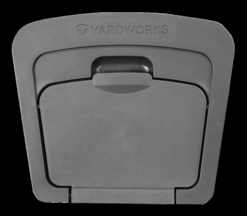 Yardworks Garden Hose Hanger/Holder with Storage Compartment, 150-ft